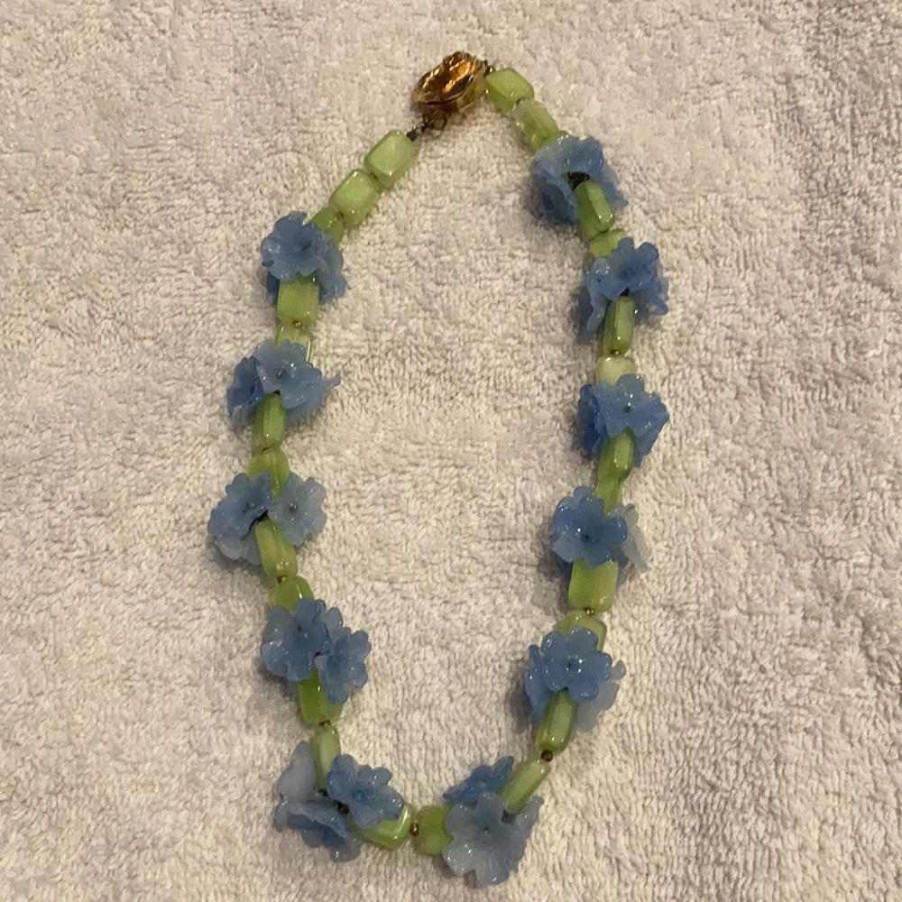 Czech Flower Bohemian Necklace